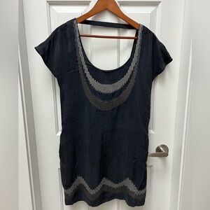 Club Monaco mini dress with Silver Accents